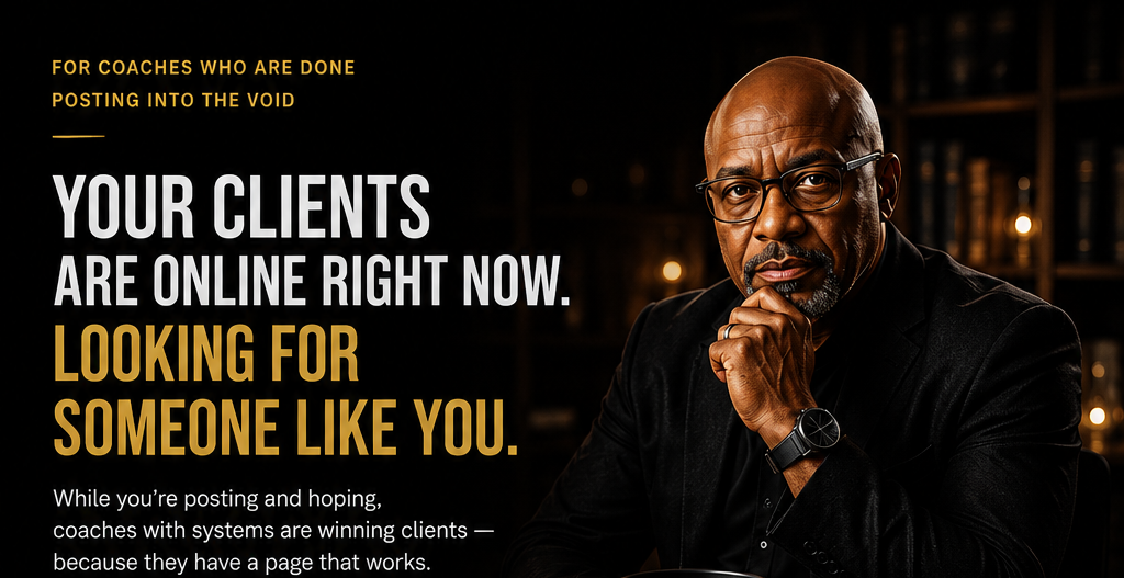 AI business coach landing page – The AI Docs Lab
